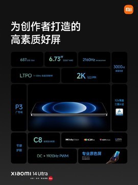 豪华四摄 80w无线充电，小米14 ultra正式发布6499元起